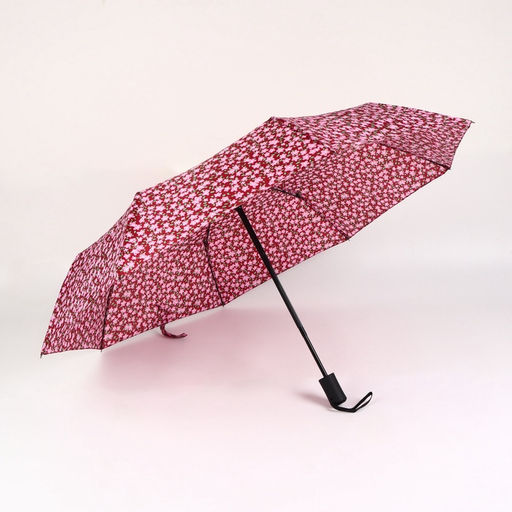 Зонт автоматический «Цветы», 3 сложения, 8 спиц, R=47/55 см, d=94 см, МИКС