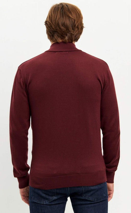 Джемпер F121-15-12032 bordo - Fine joyce фото 9