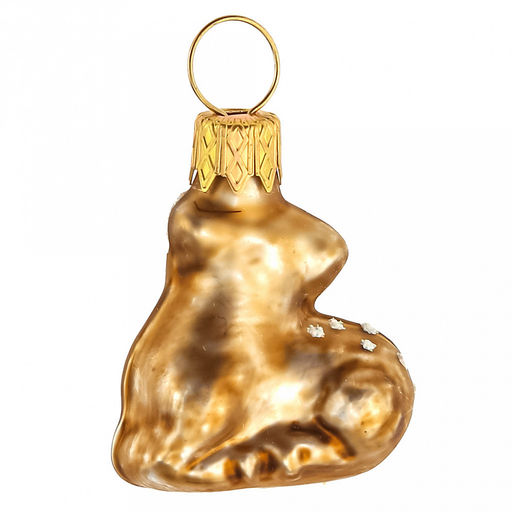 Елочная игрушка фигурка стеклянная Олененок мини h4см, ручная художественная роспись, подарочная упаковка (Россия) - Домашняя мода фото 4