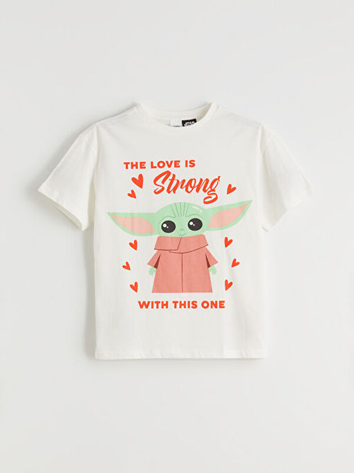 Star Wars Bask?l? K?z ?ocuk Ti??rt