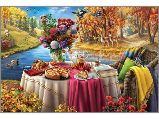 Картина по номерам на холсте "Натюрморт в осеннем лесу" 30*40см (ХК-0922)