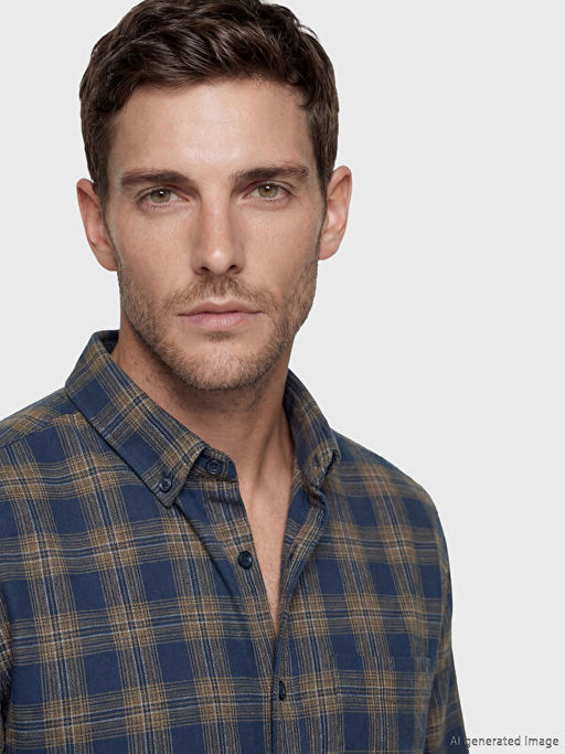 Regular Fit Ekose Erkek G?mlek