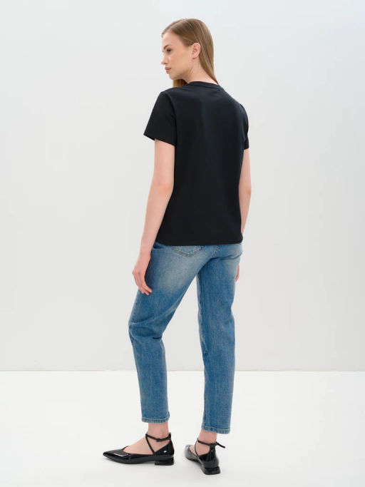 Футболка женская 12421-42014 black - Eleganzza фото 4