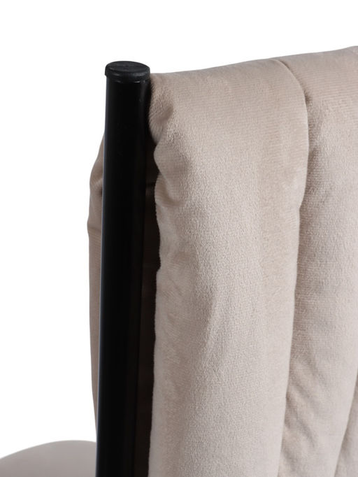 Стул разборный "Камелот" черный/бежевый