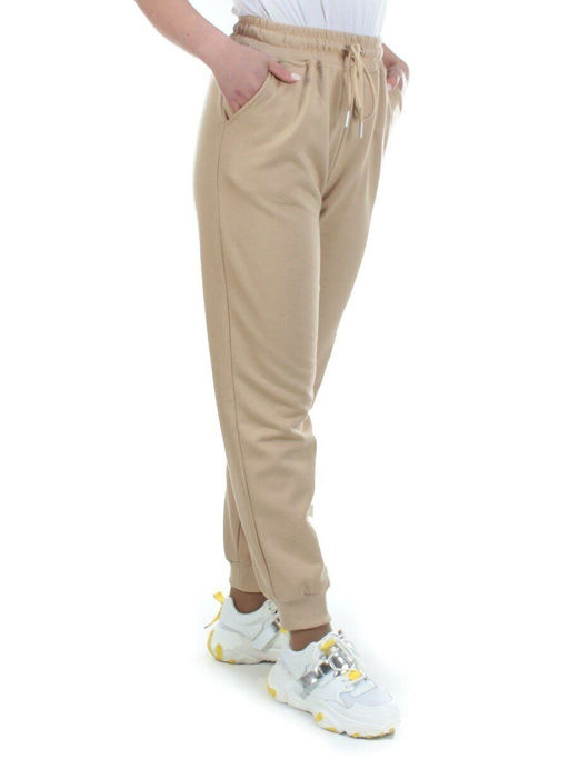 2790 BEIGE Брюки спортивные женские