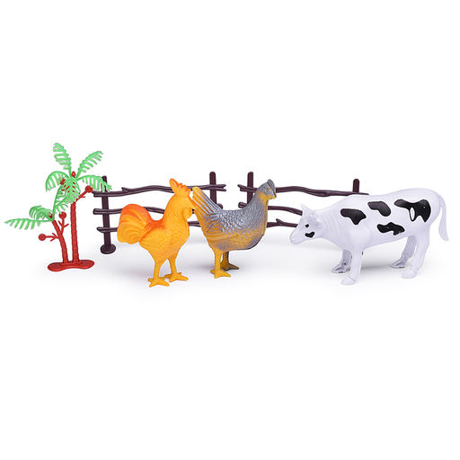 Набор машин "Фермерские работы" в коробке