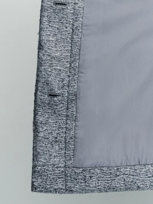 Куртка-рубашка из ткани с ворсом на поясе / Zarina  фото 13