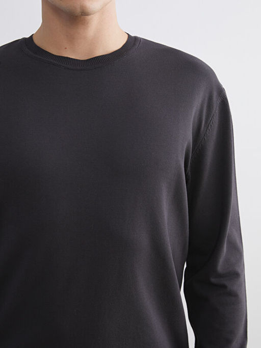 Bisiklet Yaka Erkek Triko Kazak