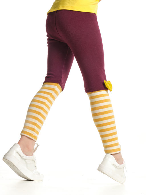 Лосины для девочки 33-1363 бордо - Mini maxi фото 2