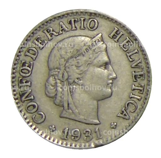 10 раппенов 1931 года Швейцария