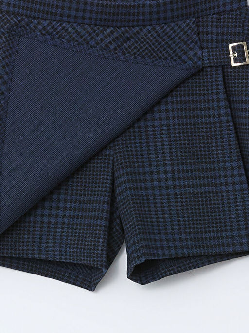 Beli Lastikli Ekose K?z ?ocuk ?ort Etek - Waikiki фото 6