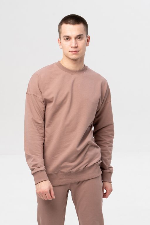 Джемпер свитшот из мягкого хлопкового футера - Solo mio фото 3