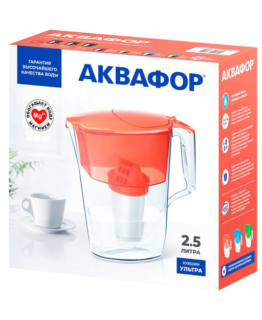 -25% Фильтр-кувшин Ультра (манго) 2,5л Аквафор