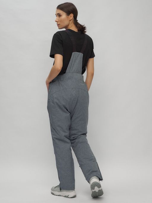 Горнолыжный костюм женский большого размера фиолетового цвета 02272-3F