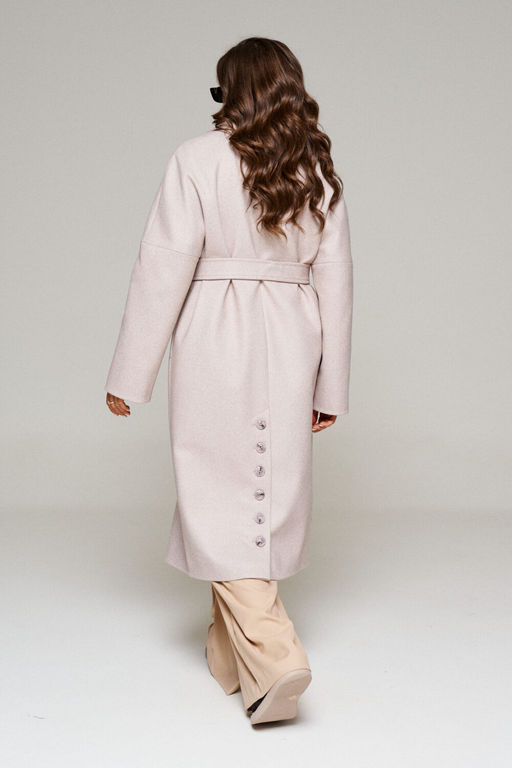 Пальто Beautiful Free 6227 бежевый