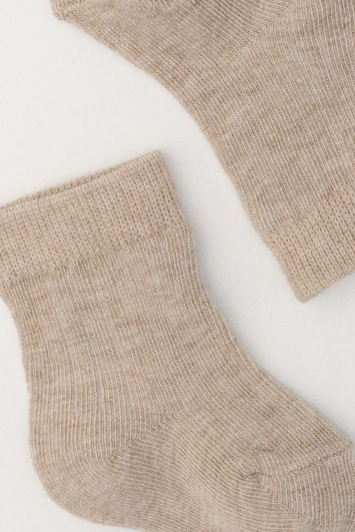 CROCKID, Носки. Цвет: св.бежевый меланж