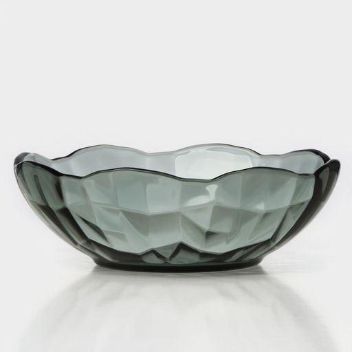 Салатник Black Diamond, 850 мл, d=20 см, стекло, серый