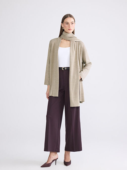 Atk?l? ?al Yaka Kad?n Triko H?rka