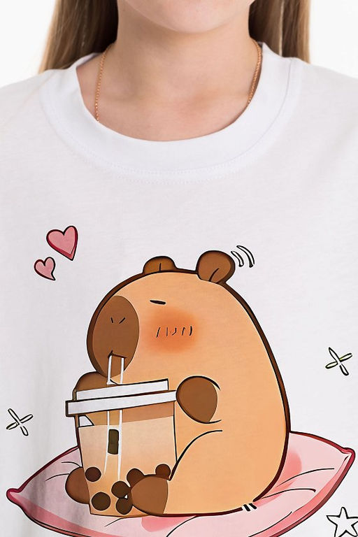 Футболка М225076Па белый