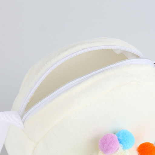 Сумка детская для девочки на молнии «Выбражулька», белая