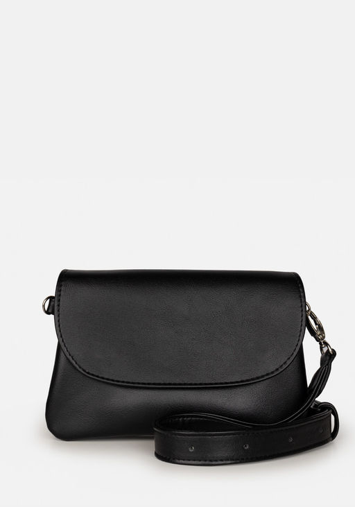 Сумка Модель №1515 | кожзам | гладкий | черный | Р924-1 | 32974