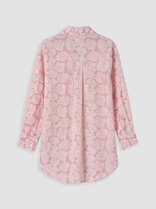 Desenli Oversize Kad?n G?mlek Tunik