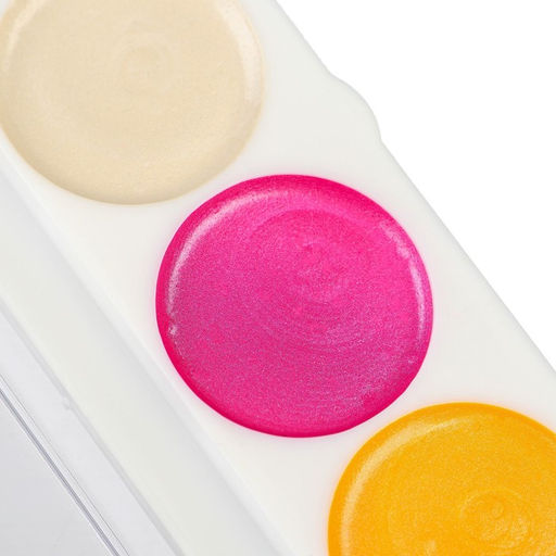 Акварель перламутровая Смешарики, 6 цветов, без кисти  фото 4