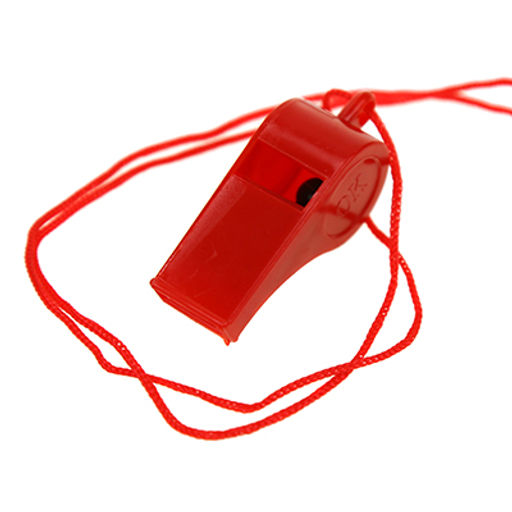 Свисток пластмассовый 5х1,5х2см со шнурком, набор 24 штуки, на картоне, цвета микс (Китай) - Домашняя мода фото 2