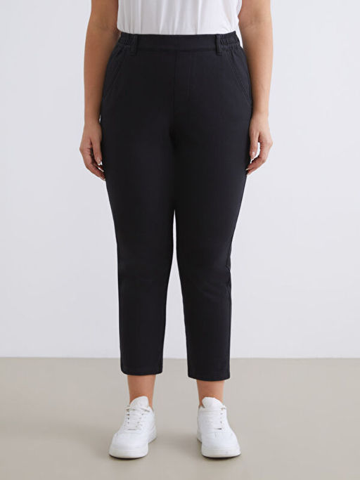 B?y?k Beden Straight Fit Kad?n Jean Pantolon