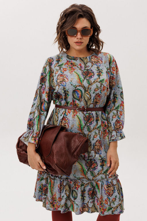 Платье ANELLI 1775 экзотический серый