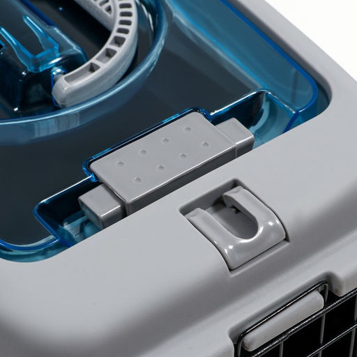 Переноска для животных с откидной прозрачной крышей 48х33х29,5 см, серая - Пижон фото 10