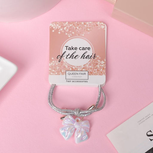 Цена за 6 шт. Резинка для волос «Альба», бантик, 5 см