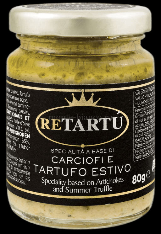 Соус RETARTU из артишоков с черным трюфелем 80 г, стекло, ИТАЛИЯ