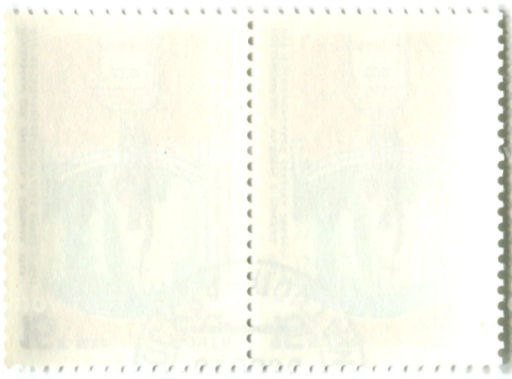 Марка Крепость в Сороках 1545 год  Молдавская ССР 1990 год (блок из 2 марок)