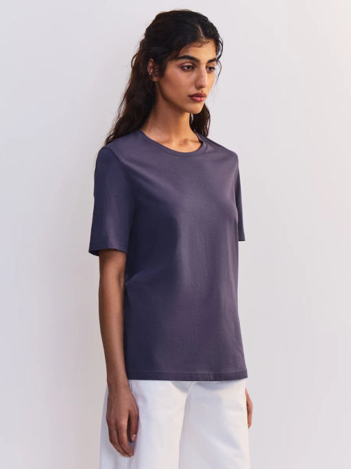 базовая футболка из хлопка REGULAR0626-39 / Zarina фото 4
