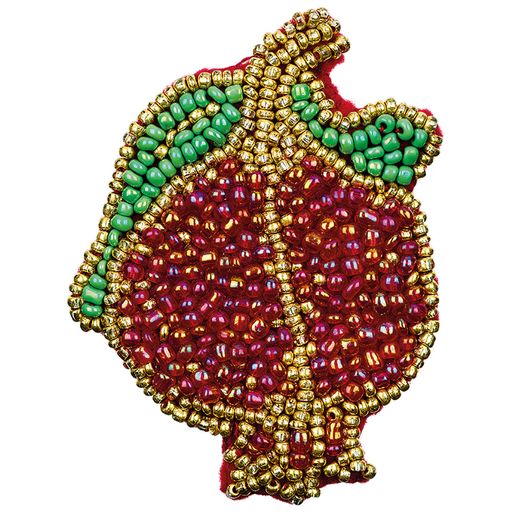 Klart набор для вышивания 10-001 Брошь. Гранат 5 х 7 см