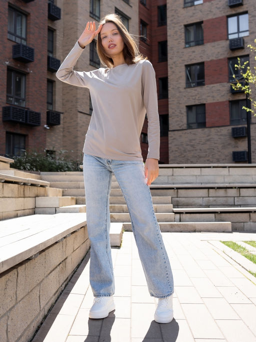 Лонгслив с эффектом персика (Peach) - Binita фото 11