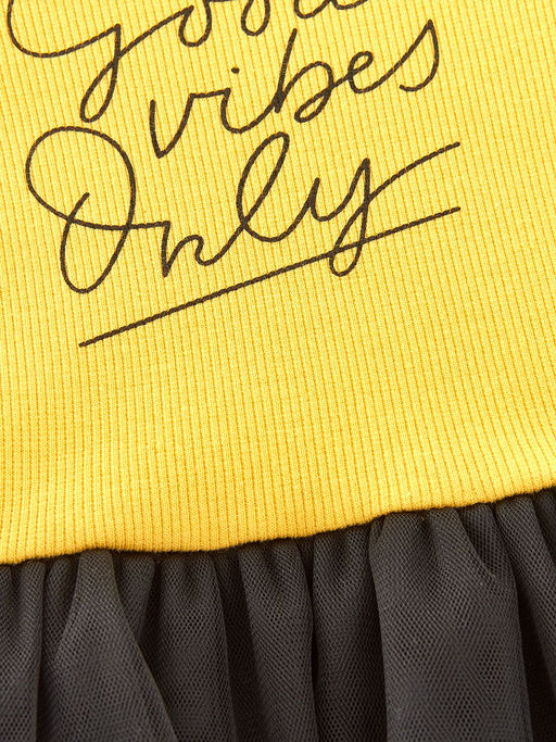 Платье с фатиновой юбкой на праздник UD 6849 горчица - Mini maxi фото 6