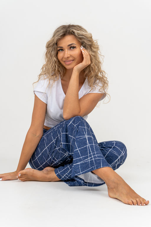 Костюм Натали футболка и брюки кулирка хлопок  фото 18