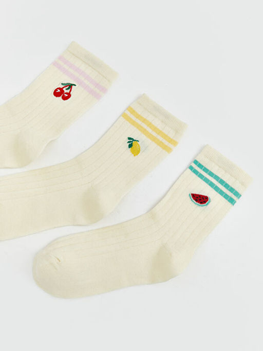 Meyve Nak??l? Kad?n Soket ?orap 3l?