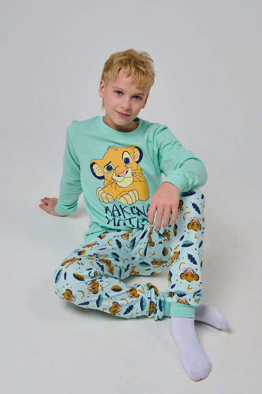 Пижама Кулирка с рибаной длинный рукав
