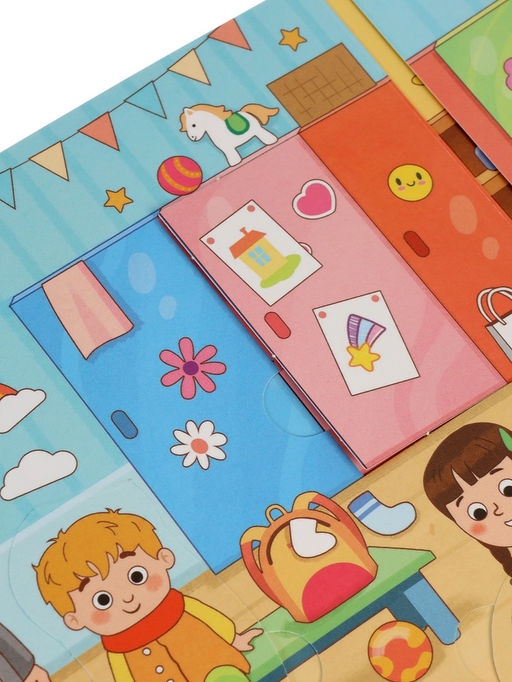 Виммельбух с окошками "Я люблю детский сад!"