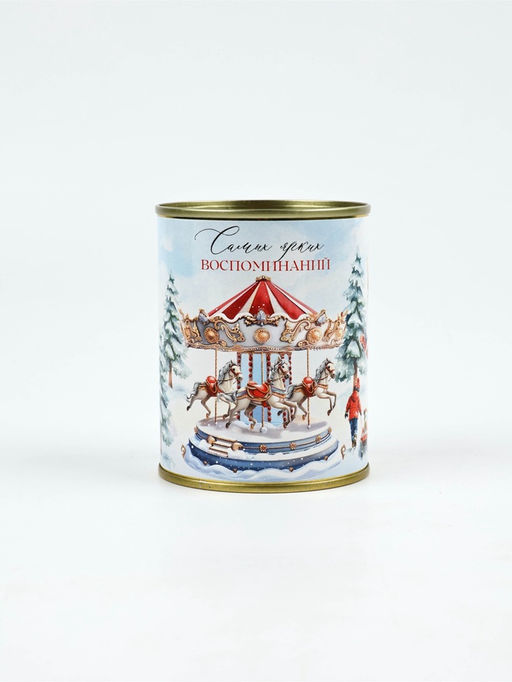 Цена за 2 шт. Копилка банка новогодняя, металл «Ярких воспоминаний»,7.5×9.5 см