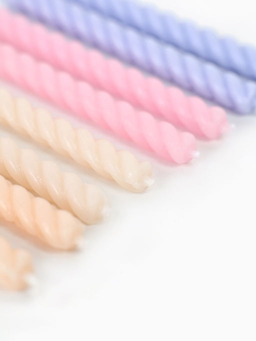 Цена за 2 шт. Свечи для торта «Розовая палитра», 8 шт.