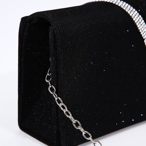 Сумка женская на магните, цвет чёрный