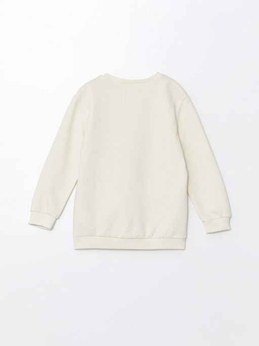 Bisiklet Yaka Uzun Kollu Bask?l? Erkek Bebek Sweatshirt - Waikiki фото 3