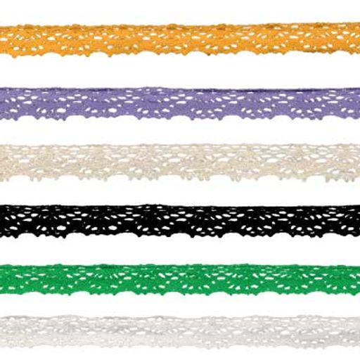 Gamma кружевная лента 14 мм HVK-39 в рулоне 22.8 м 0.5 СК/Распродажа
