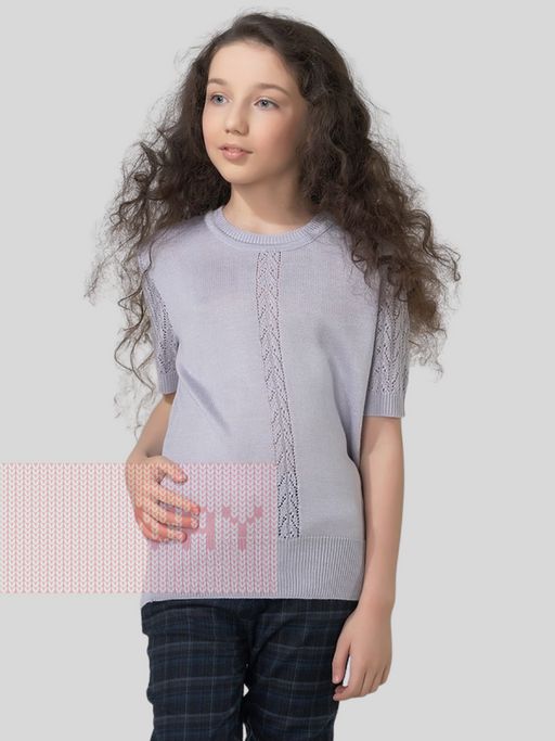 Джемпер для девочек Vay Kids 7081 из вискозы - Vay kids школа фото 3