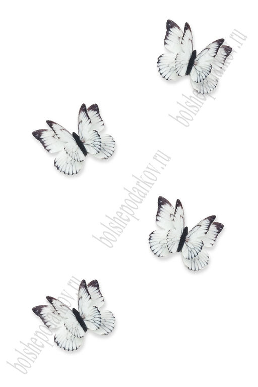 Лазерная вырубка из фетра "Бабочка" 3*2,5 см (10 шт) №13