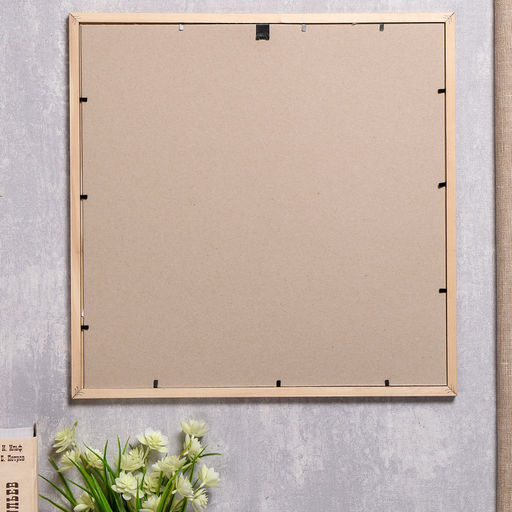 Фоторамка для фото 40×40 см Samoa, сосна, (пластиковый экран), золото